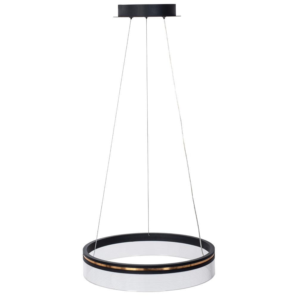 Hängande LED-lampa APP1191-CP 40 cm Svart