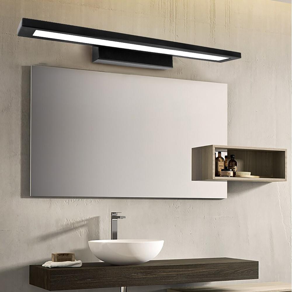 BADRUMSVÄGGLAMPA LED 60 CM APP840-1W FLAT BLACK