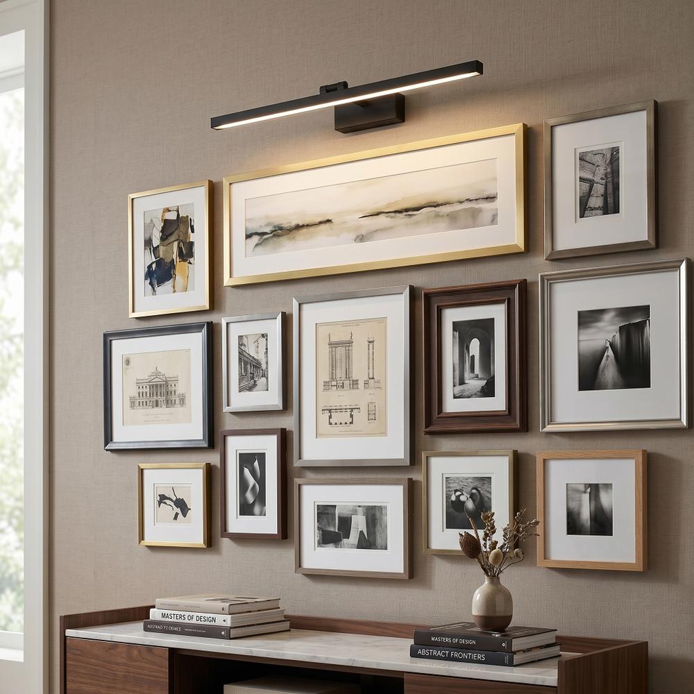 Badrum vägg LED-lampa APP1868-1W 80 cm Black