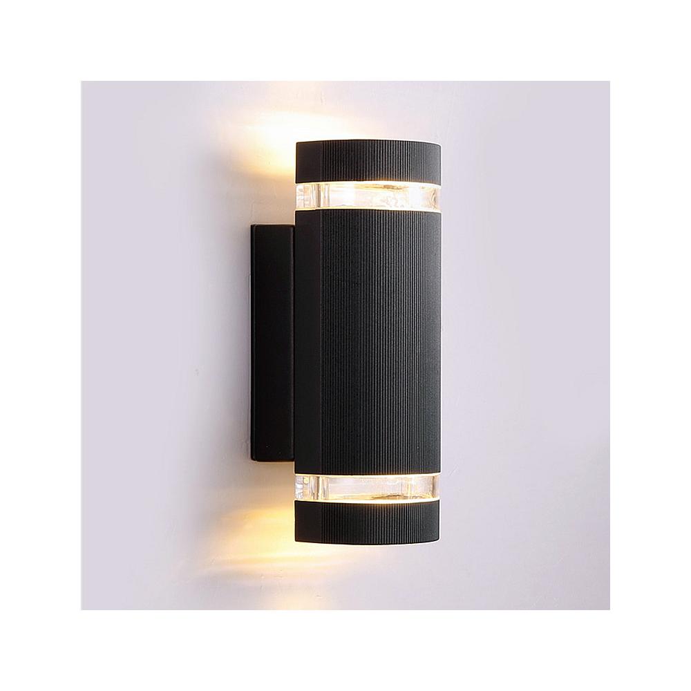 Halvrund Fasadlampa FSBD014A Svart