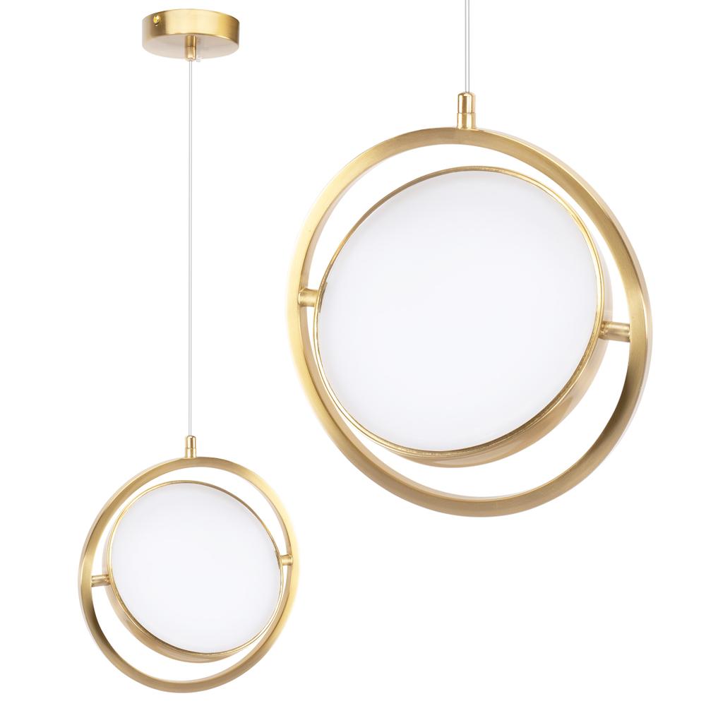 HÄNGLAMPA LED APP1791-CP Borstad Guld