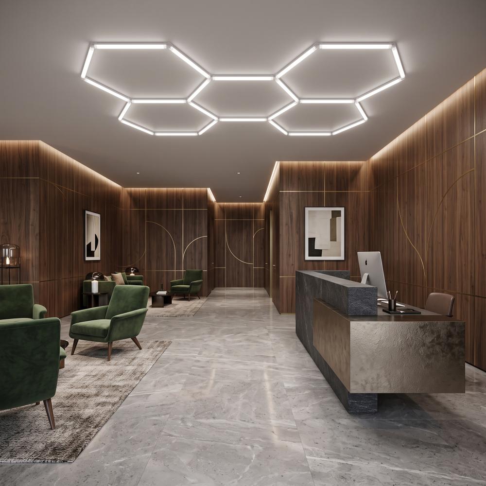 HEXAGON LED lámpa JNH051-H White