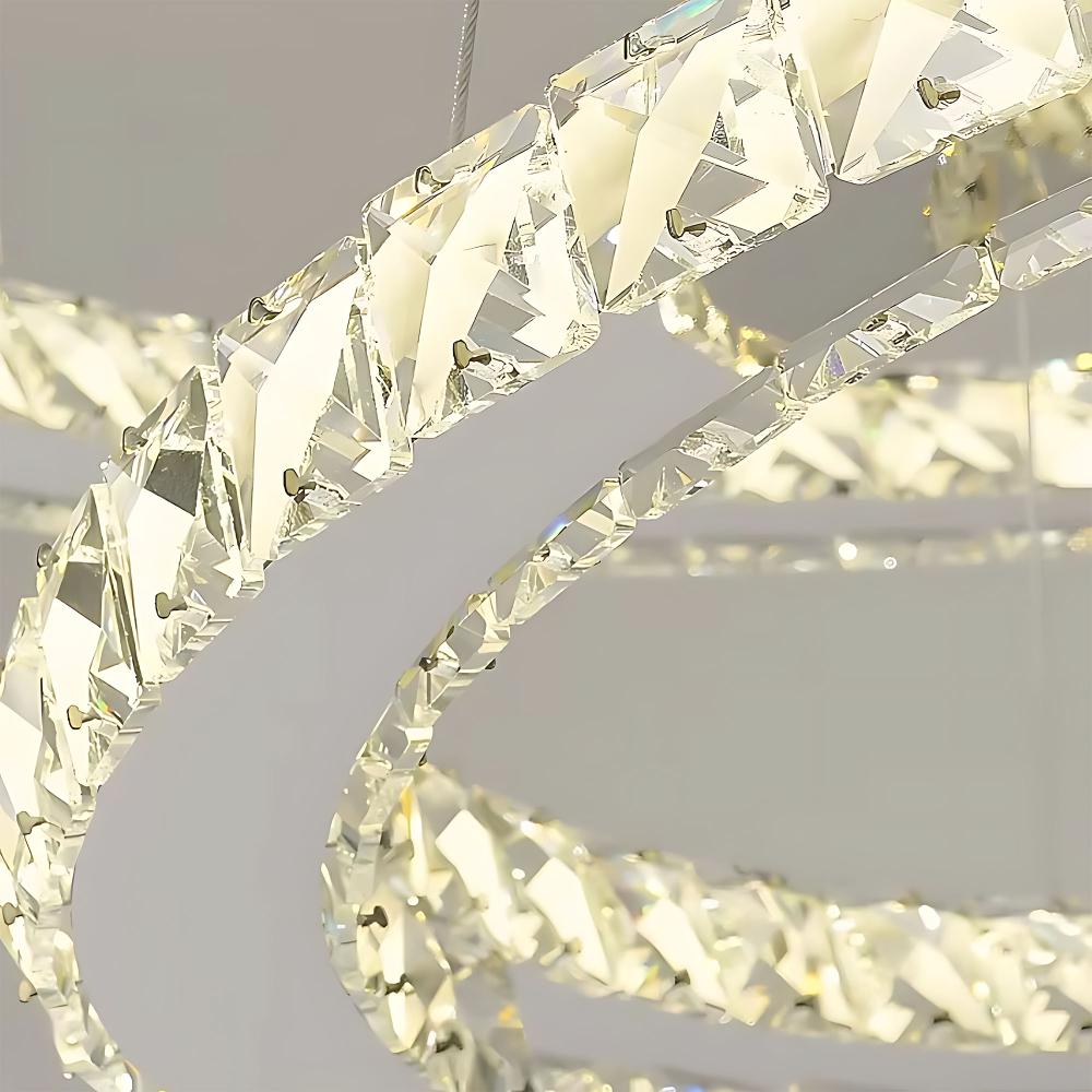 HÄNGANDE LED TAKLAMPA APP1770-CP KROM 60 cm