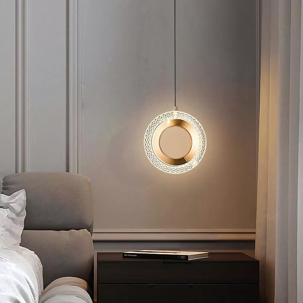 LAMPA HÄNGANDE KRISTALL LED G119-1CP Guld