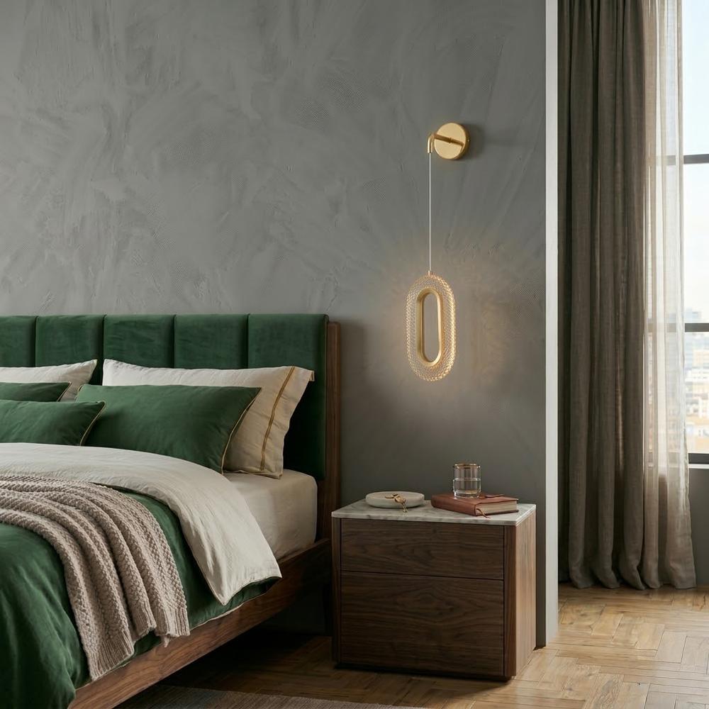 VÄGGLAMPA LED G172-W GULD