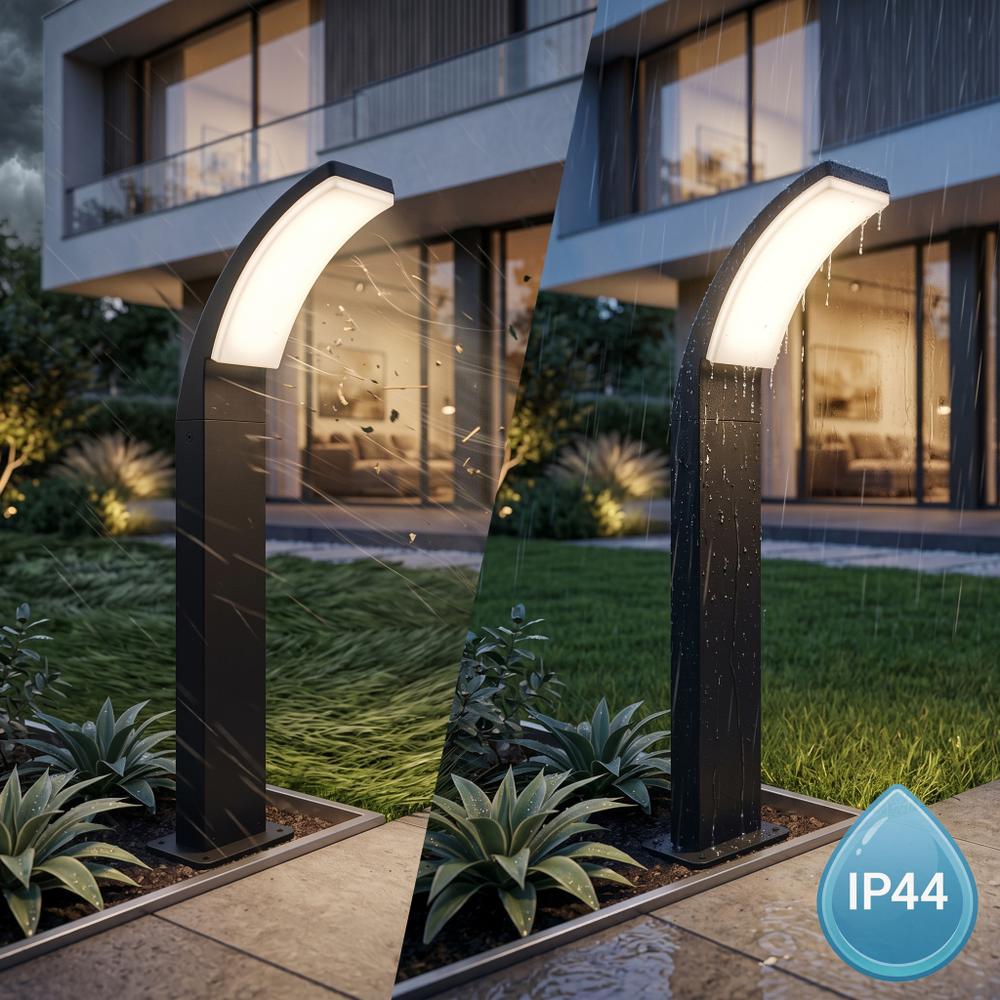 Standing LED garden lamp JNH033-G Black
