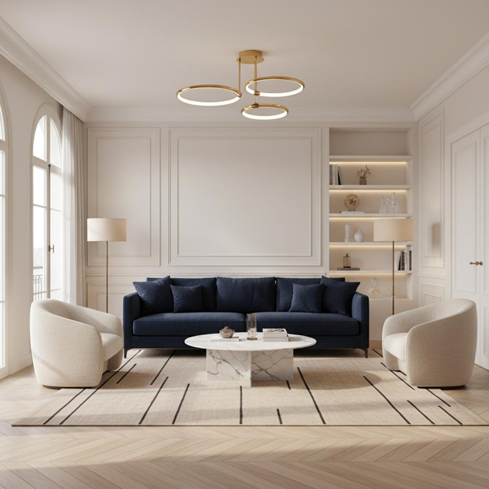 Taklampa G122-3C LED-plafond GULD