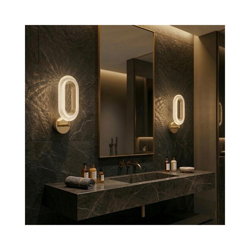 VÄGGLAMPA LED G171-W GULD