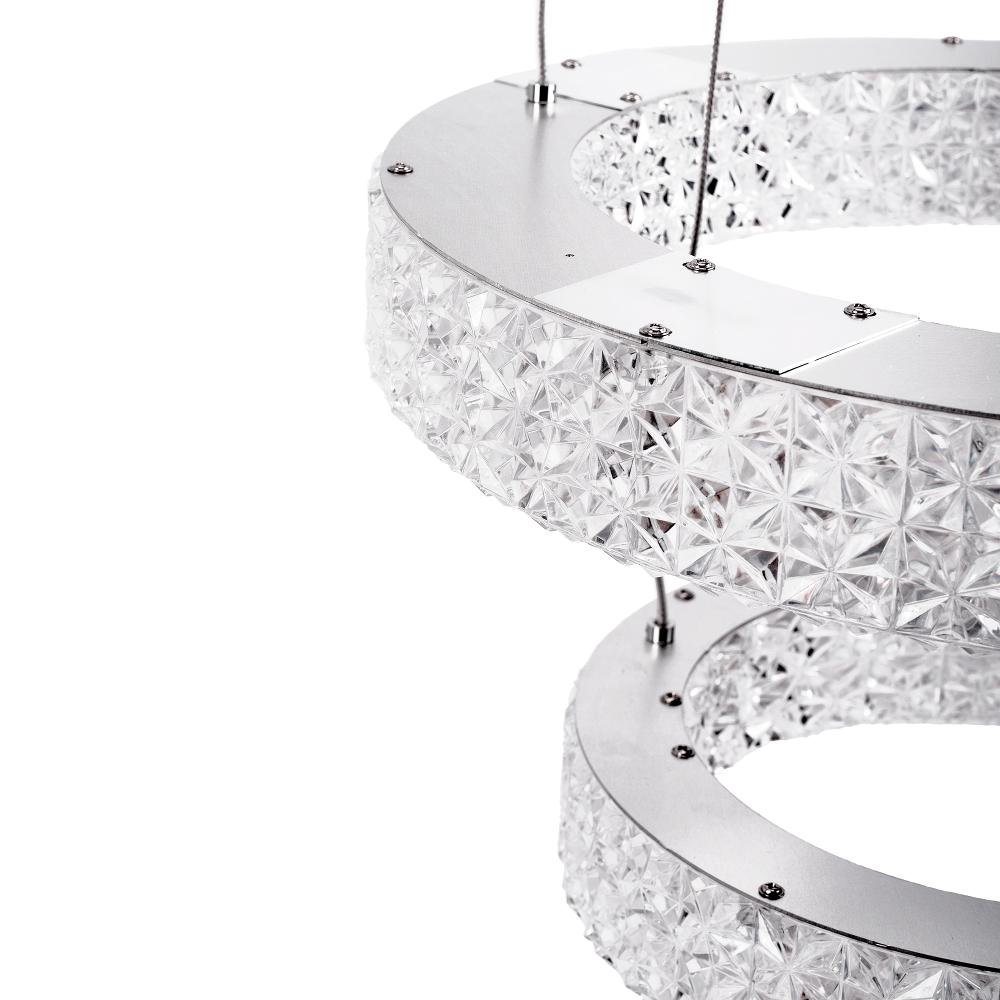 HÄNGLAMPA LED KRISTALL MS006-CP Krom