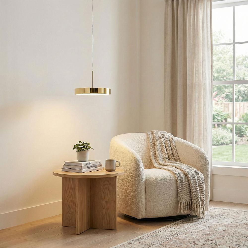 TAKPLAFOND HÄNGLANDE LED APP1686-1CP 30 CM GULD