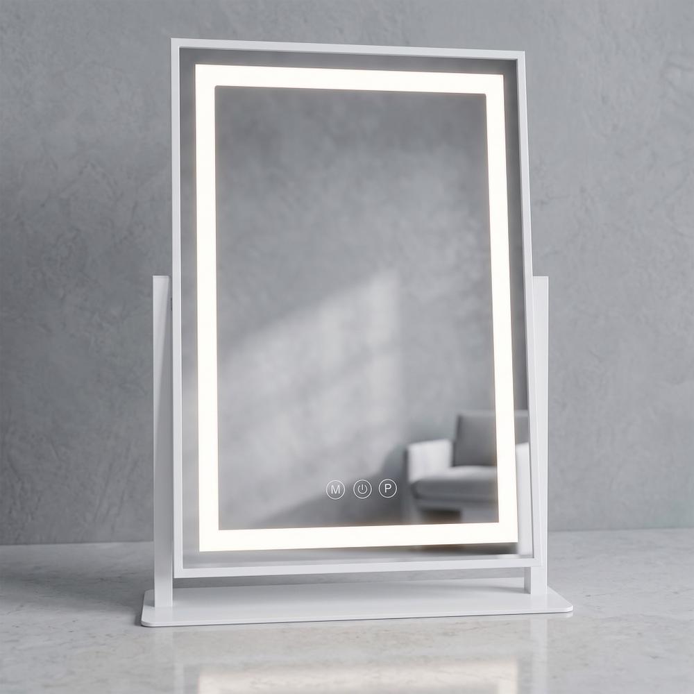LED-spegel LUMI White 30x40cm