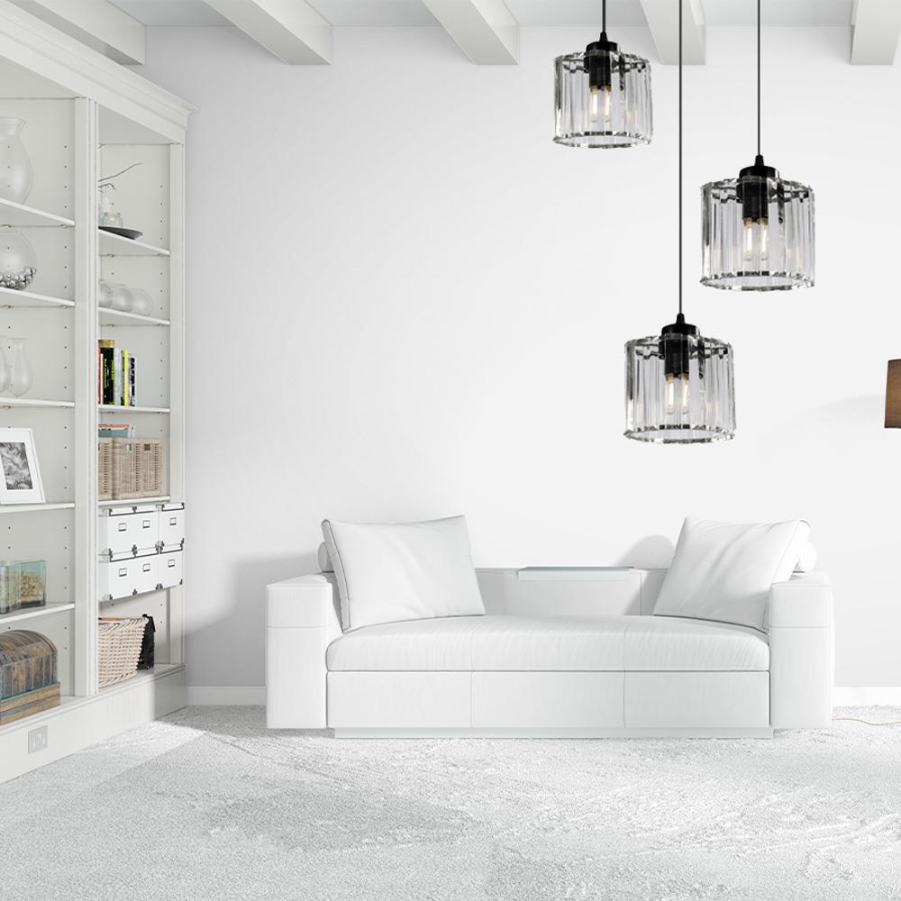 Taklampa Kristall APP513-3CPR Svart