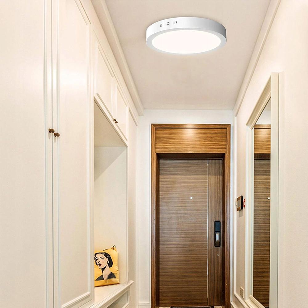 INFÄLLD RUND LED-PANEL VIT 42W