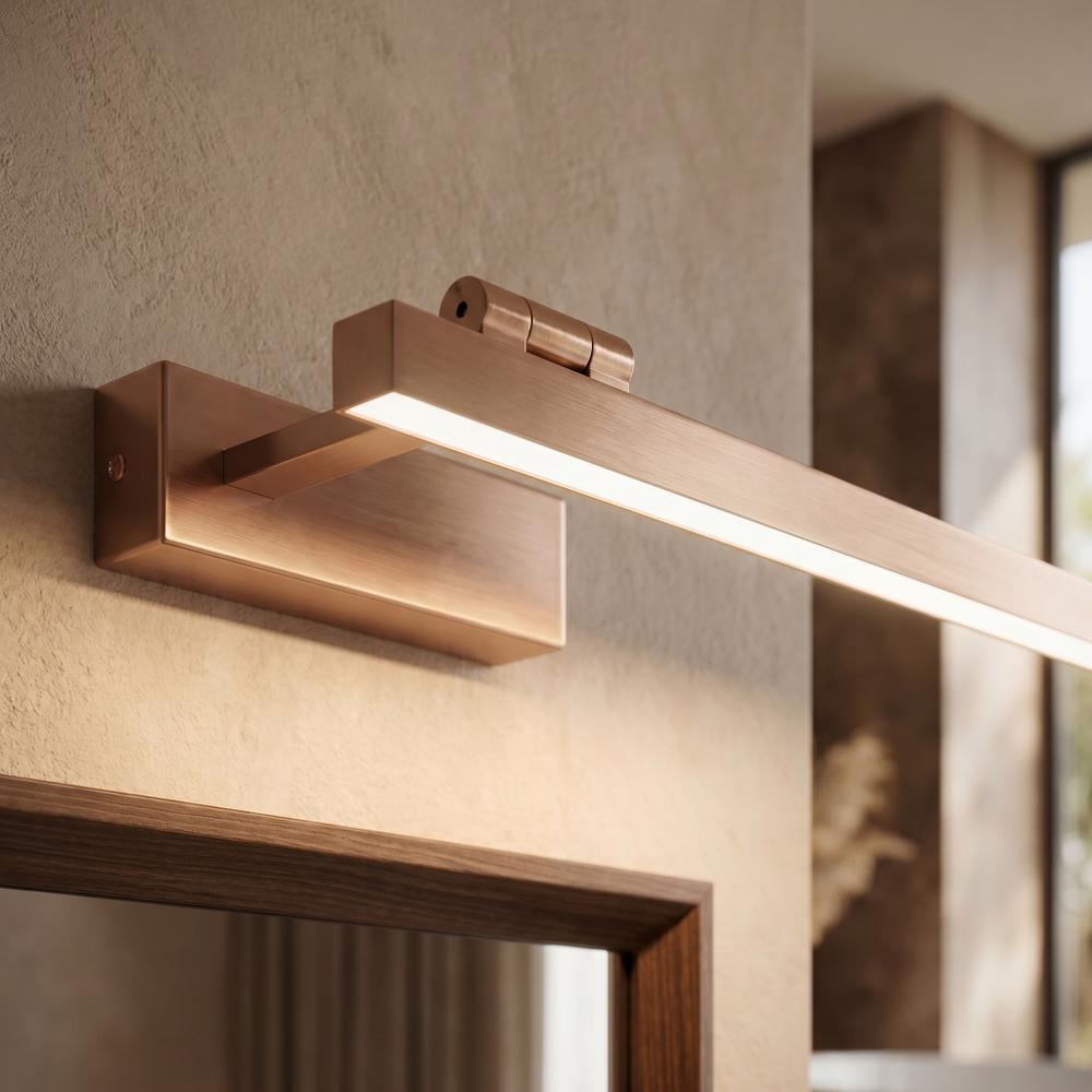 Badrum vägg LED-lampa SWE039-1W 80cm BRUSH COPPER