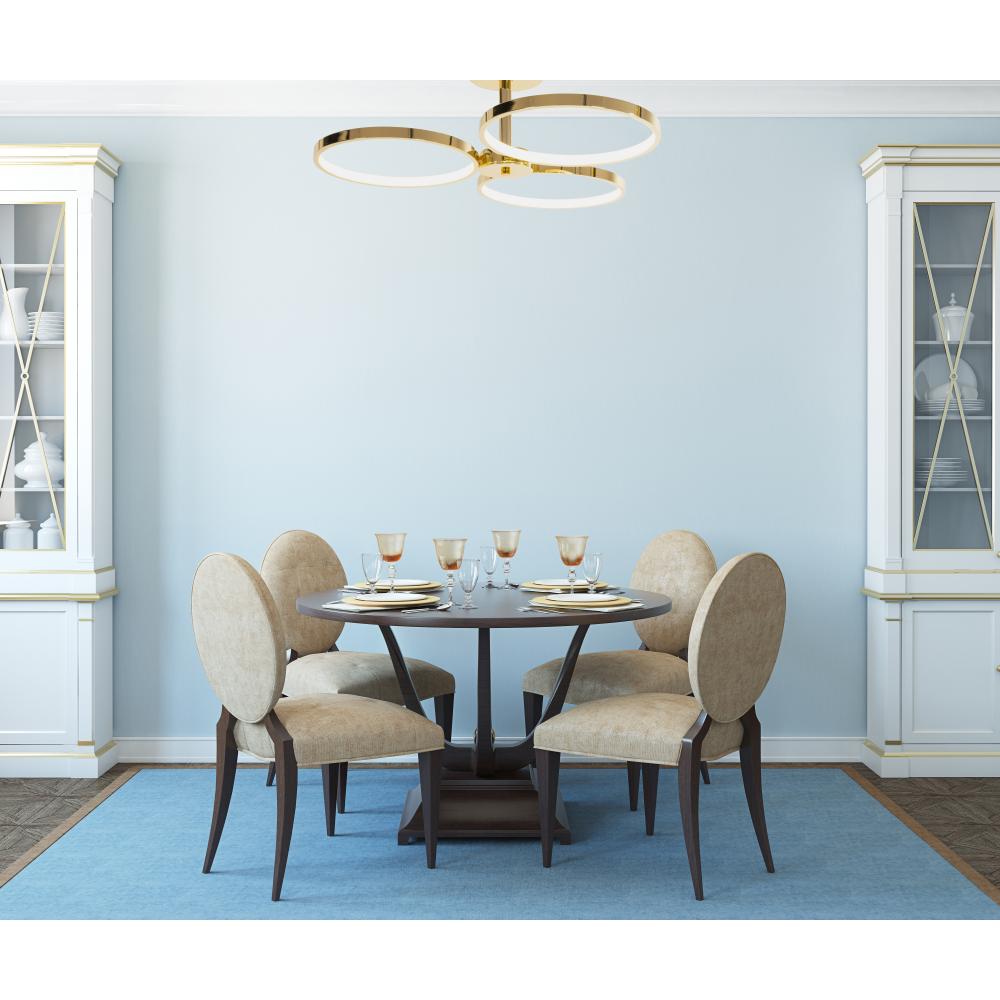 Hängande LED-taklampa APP993-c Guld + Fjärrkontroll