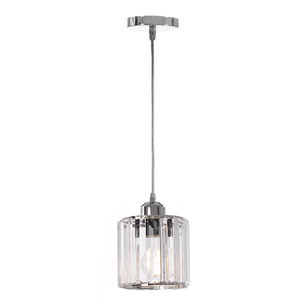Taklampa Kristall APP508-1CP Silver