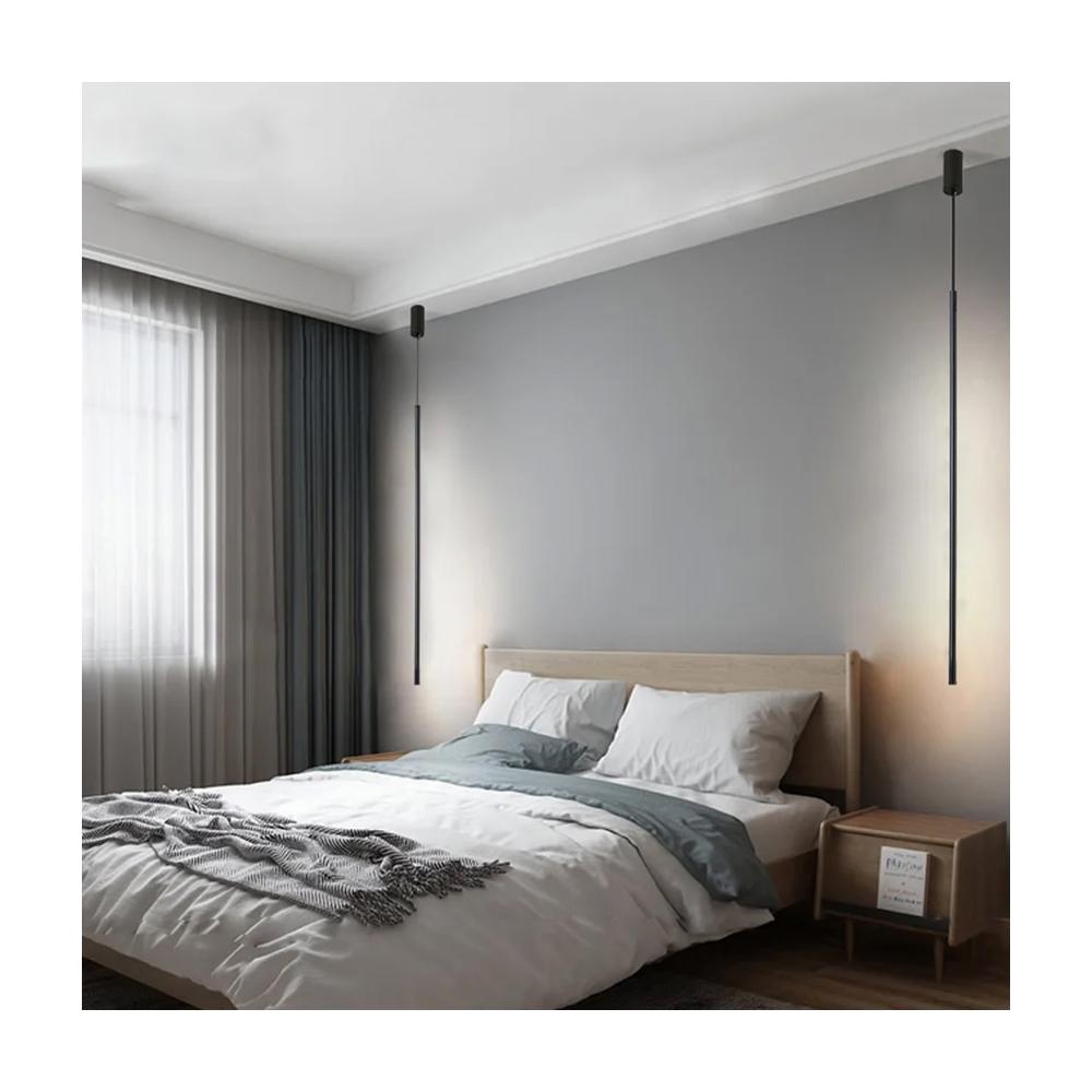 HÄNGANDE LED TAKLAMPA APP1413-C SVART 100 cm