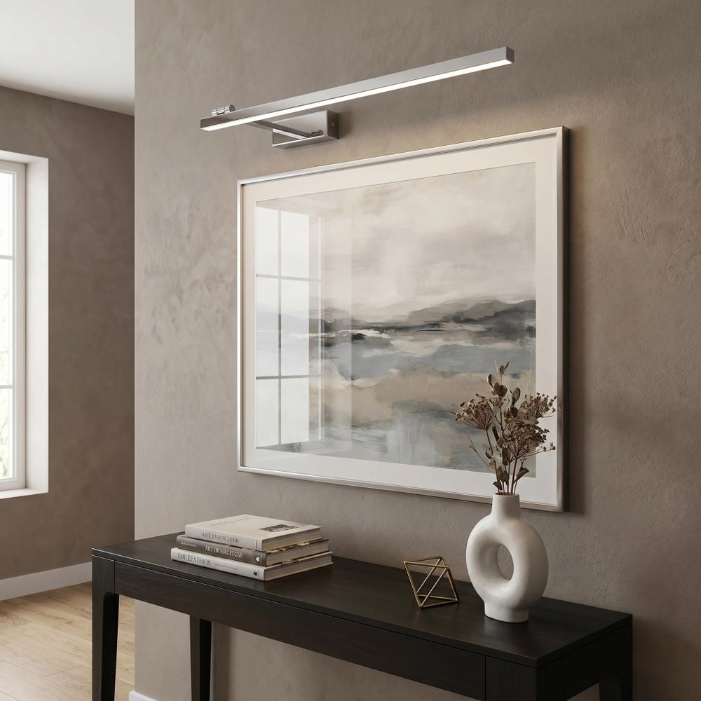 Badrum vägg LED-lampa SWE030-1W 80cm CHROME