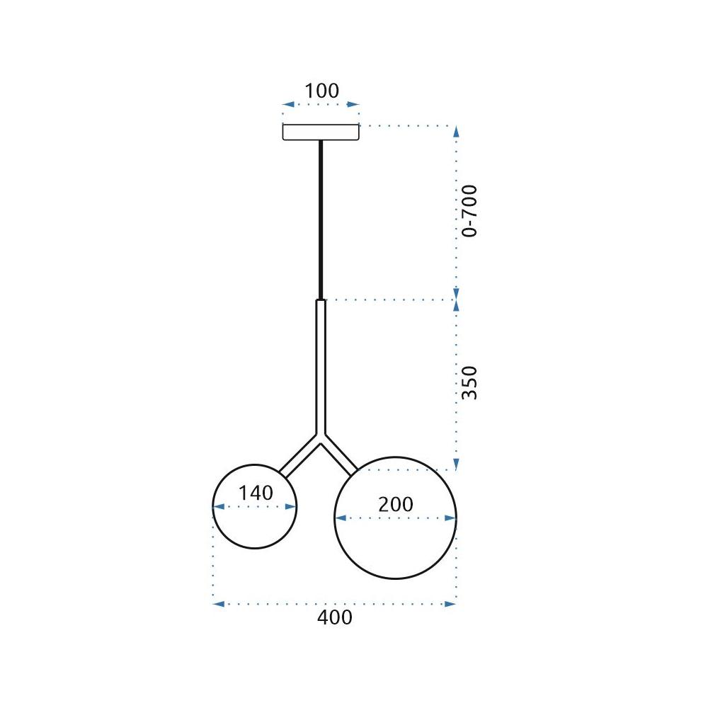 Hänglampa APP1013-2CP