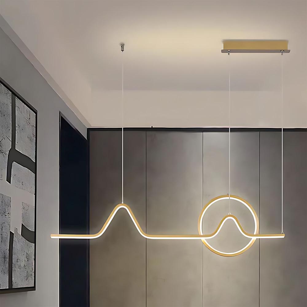 HÄNGLAMP LED LHJ022-CP 120 cm GULD