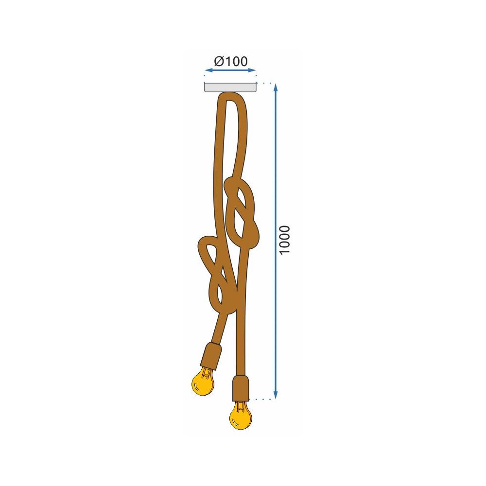 TAKLAMPA BOHO REP APP419-2CP