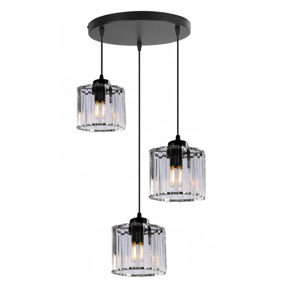 Taklampa Kristall APP513-3CPR Svart