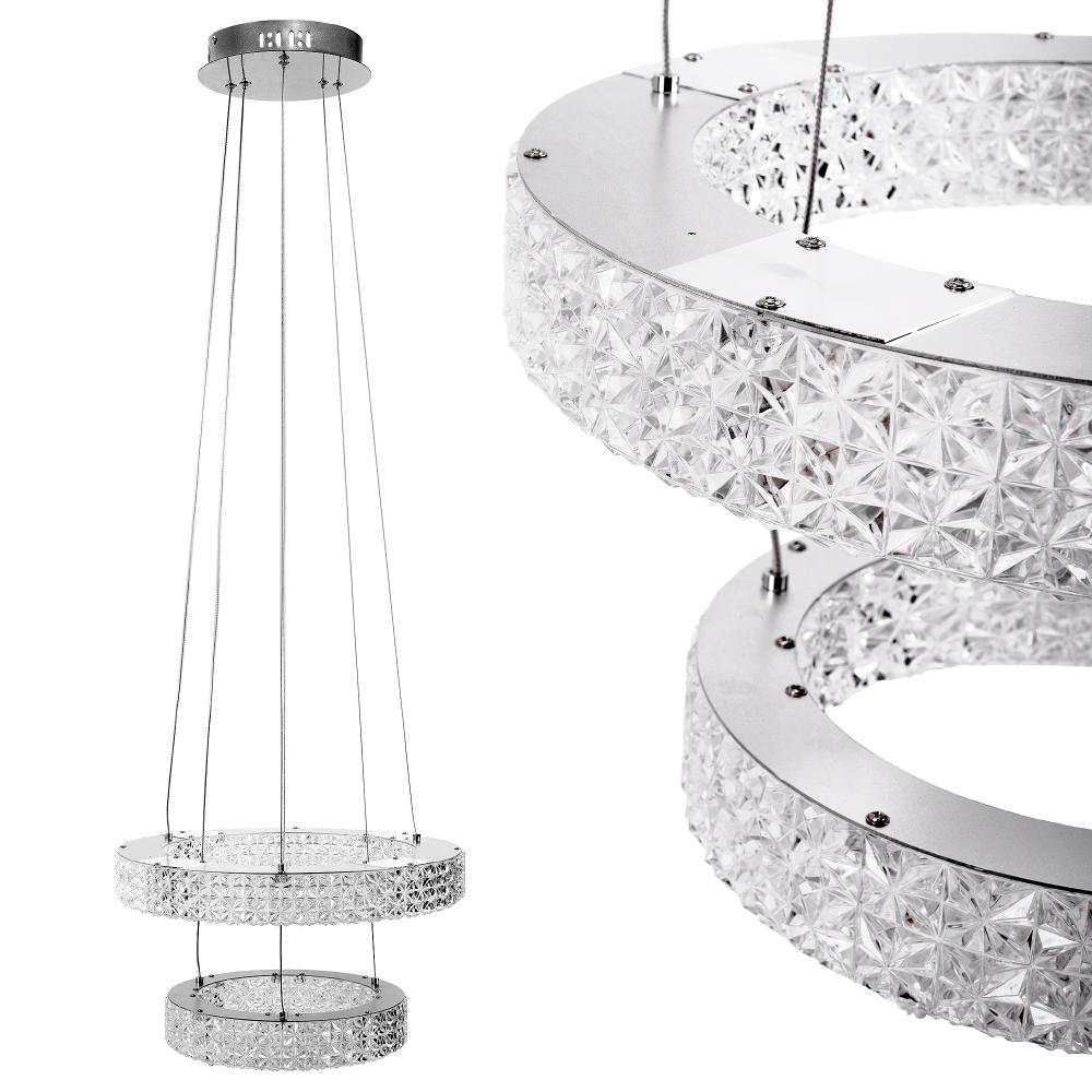 HÄNGLAMPA LED KRISTALL MS006-CP Krom