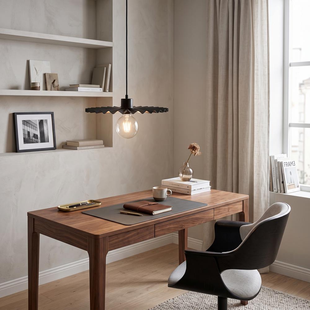 TAKLAMPA HÄNGANDE APP1353-1CP Svart