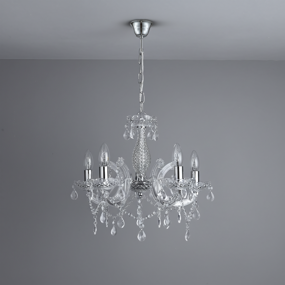 HÄNGANDE TAKLAMPA EBT004-5CP TRANSPARENT