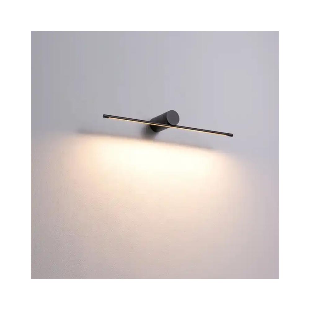 LED-VÄGGLAMPA FÖR BADRUM 40CM APP1341-W Svart