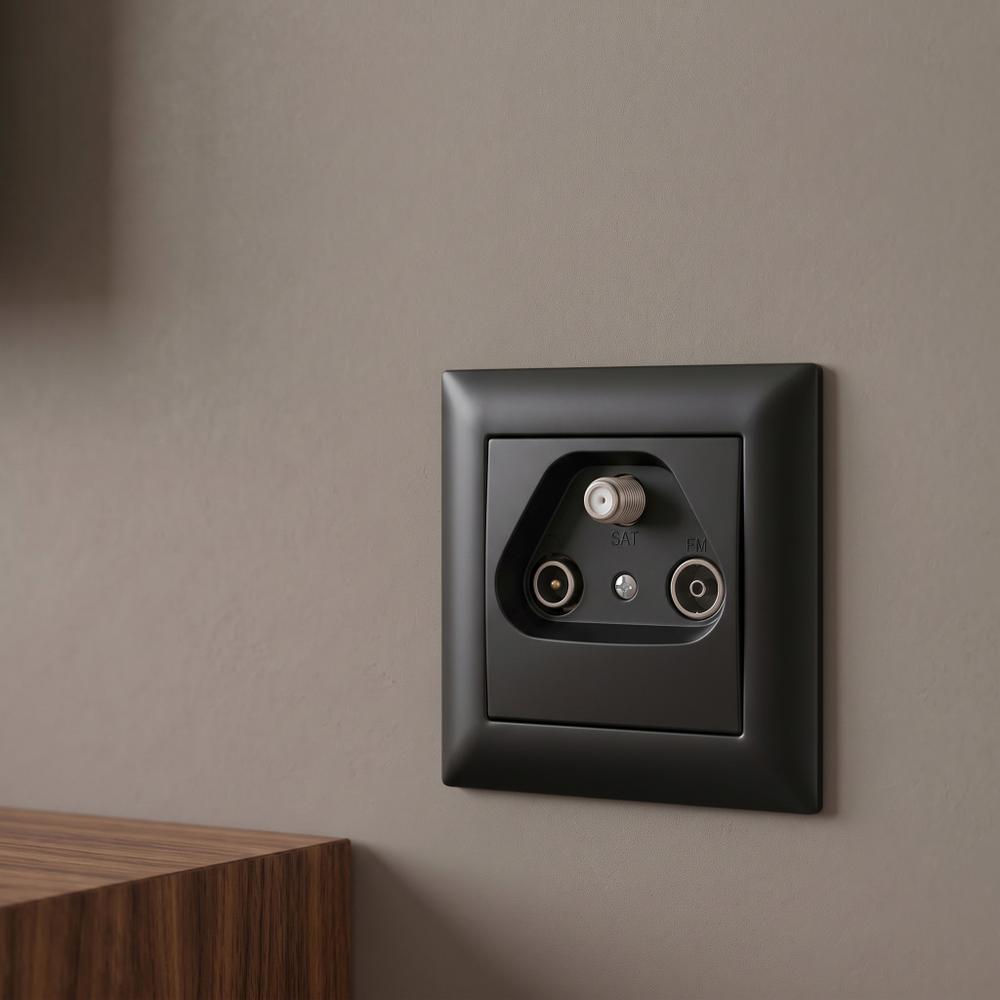 RTV-SAT Antenos Lizdas su Rėmeliu OSTE JNH011-A BLACK