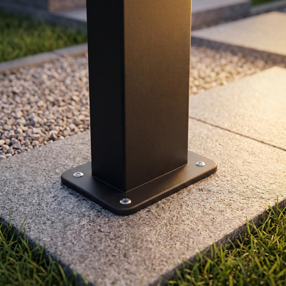 Standing LED garden lamp JNH033-G Black