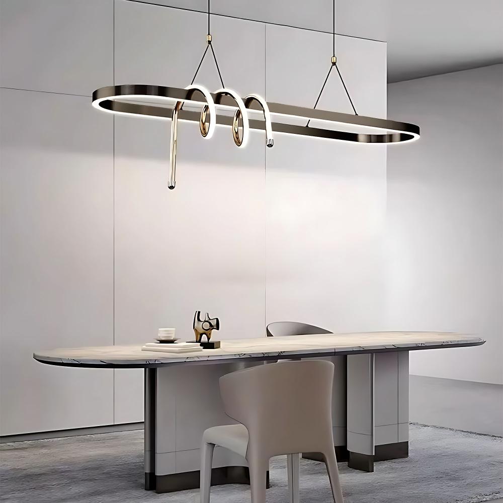 Hängande LED-lampa LHJ040-CP 120 cm SVART