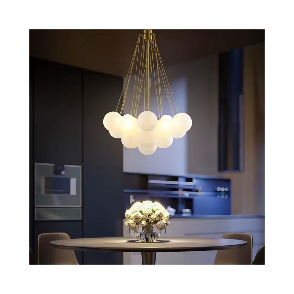 HÄNGENDE TAKLAMPA APP1688-12CP Guld