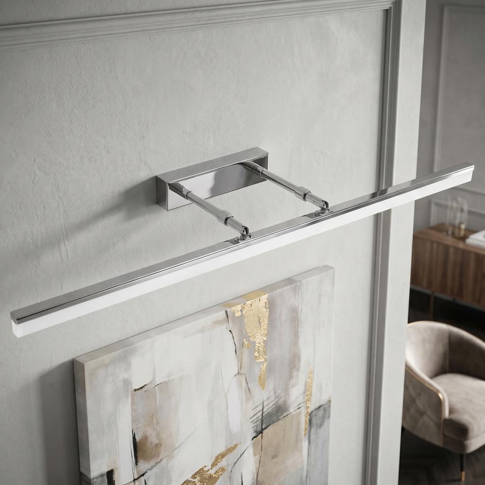 Badrum vägg LED-lampa APP1871-1W 80cm CHROME