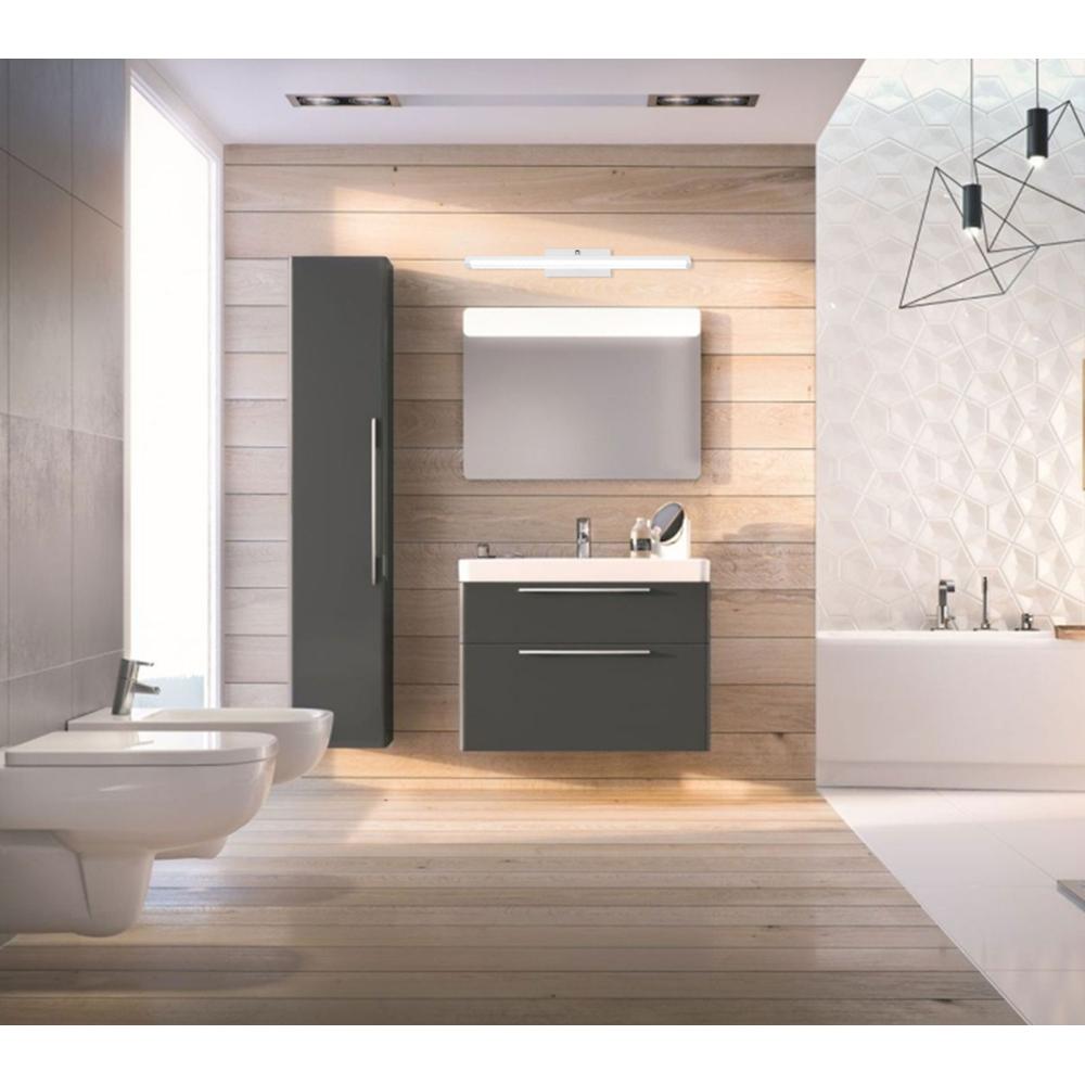 BADRUMSVÄGGLAMPA LED ÖVER SPEGEL 12W 50CM APP374-1W VIT