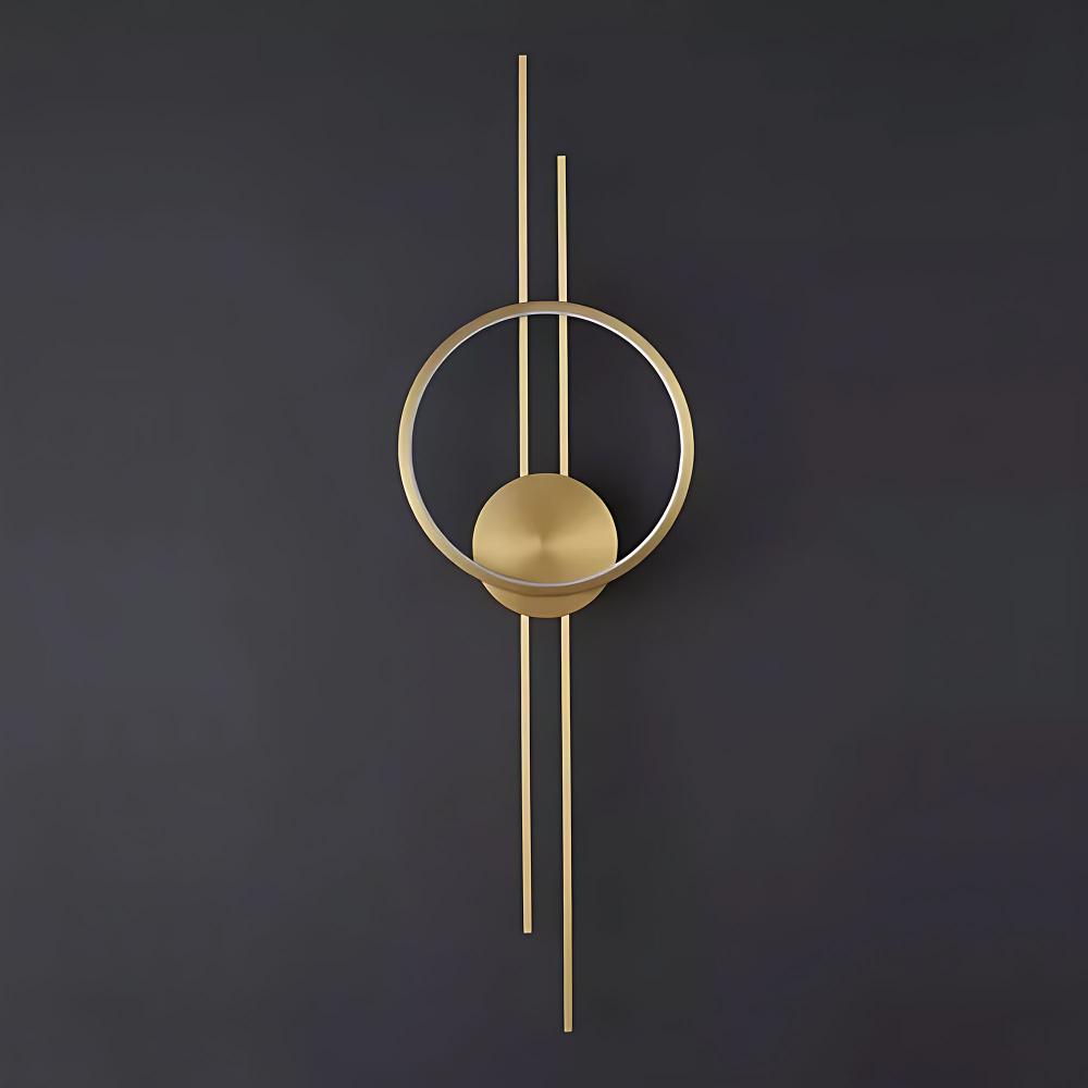 VÄGGLAMPA LED APP1781-W BORSTAD GULD
