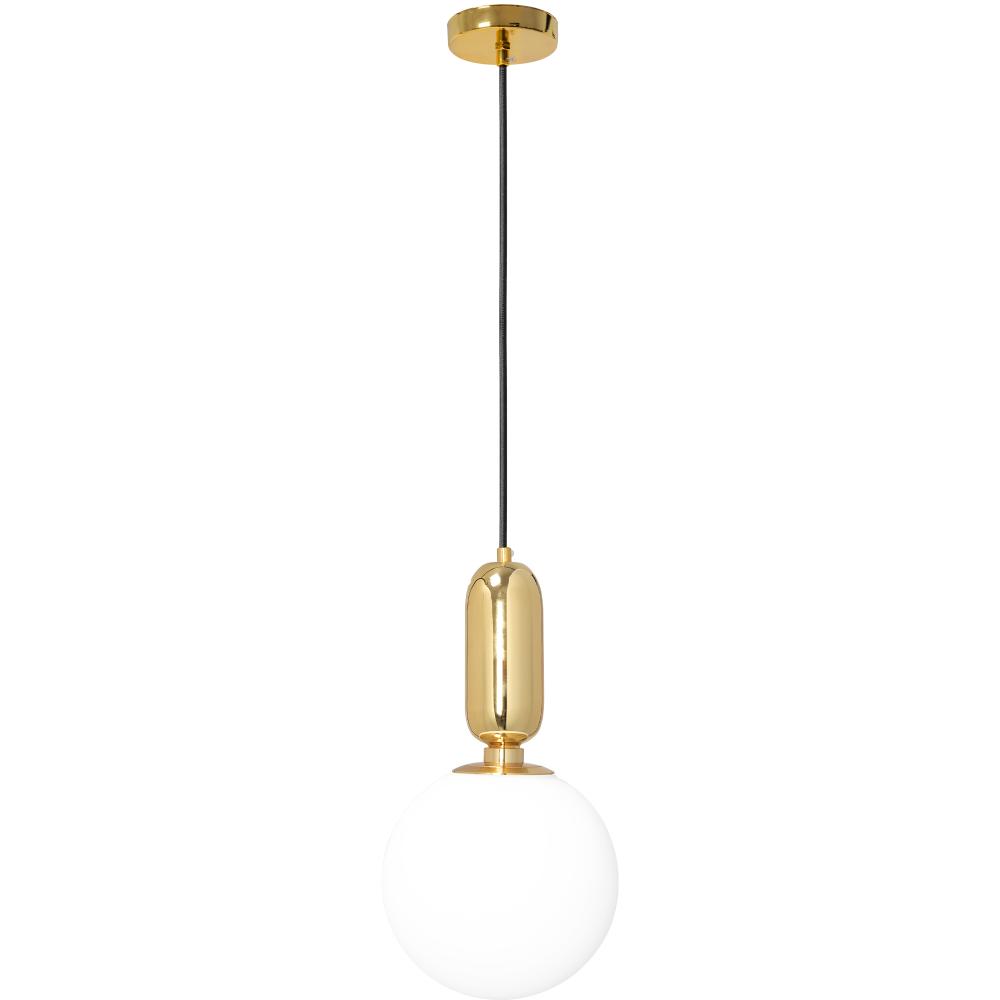 Taklampa Hängande Glas Metall APP474-1CP Guld