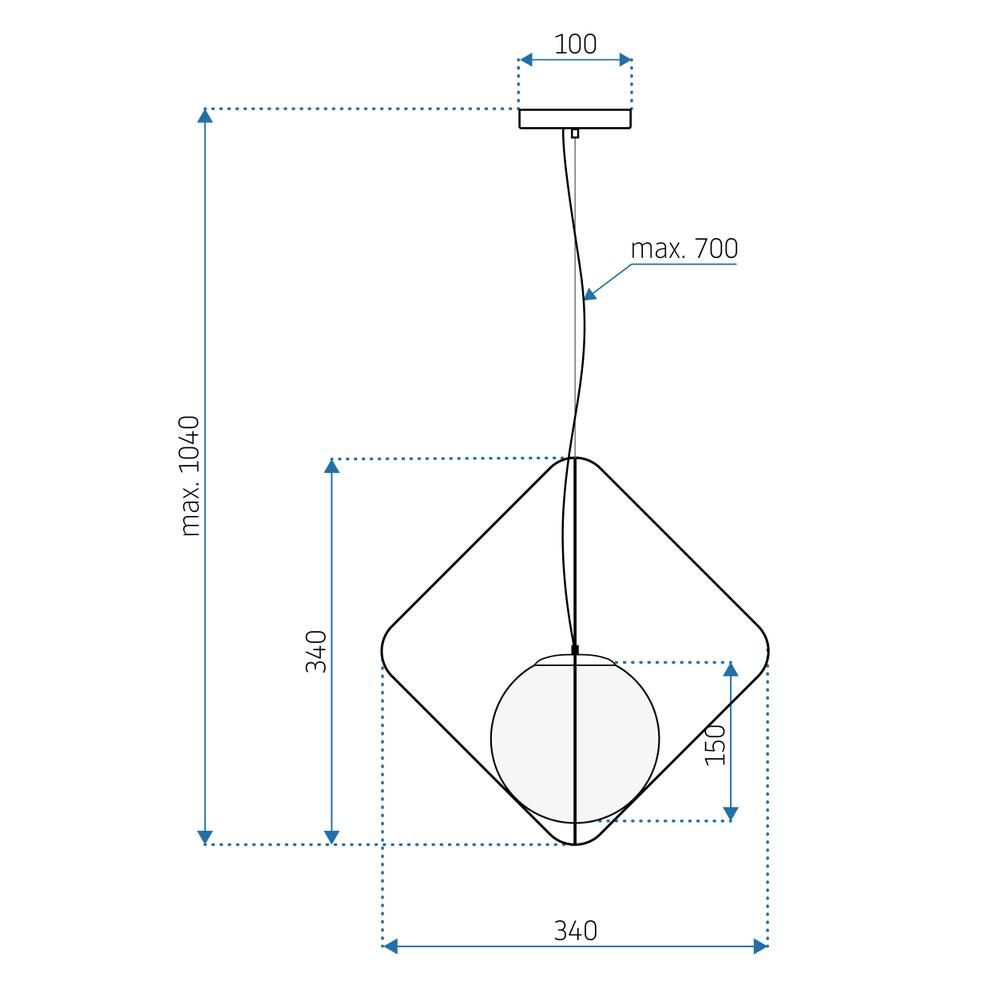 Hänglampa APP1018-1CP