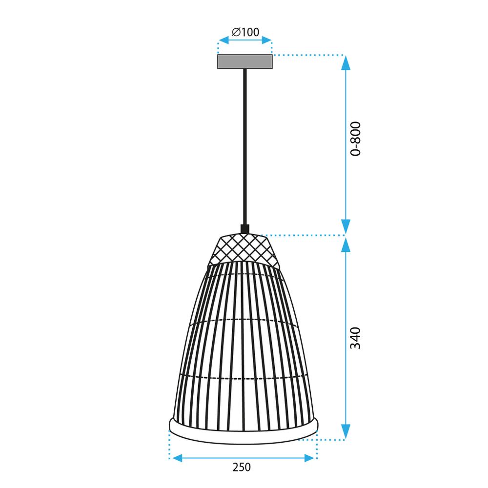 Boho Taklampa APP1328-1CP