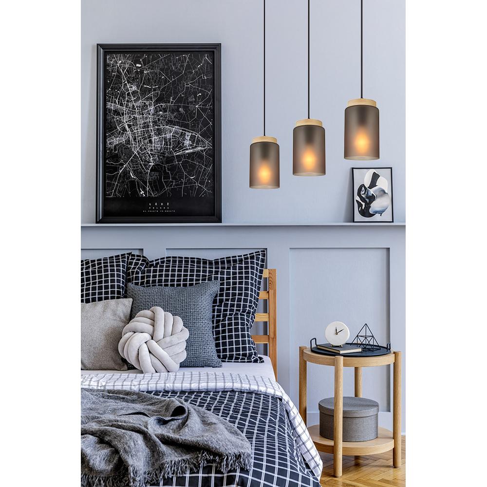HÄNGLAMPA TAK APP1812-3CP Frosted Grey