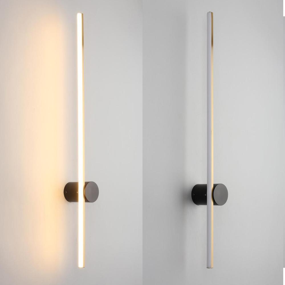 KINKIET ŚCIENNY LED LHJ062-W CZARNO ZŁOTY