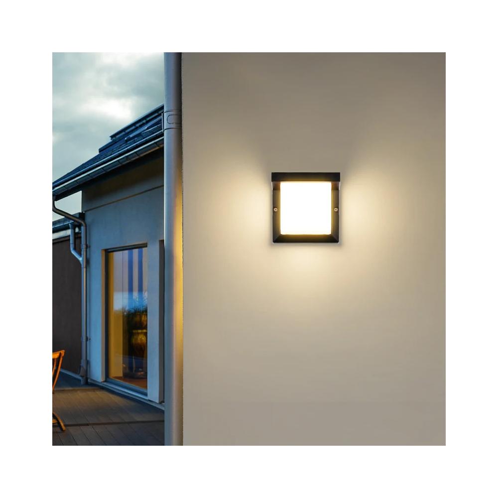 Fasadbelysning vägglampa RSL014-1W Svart