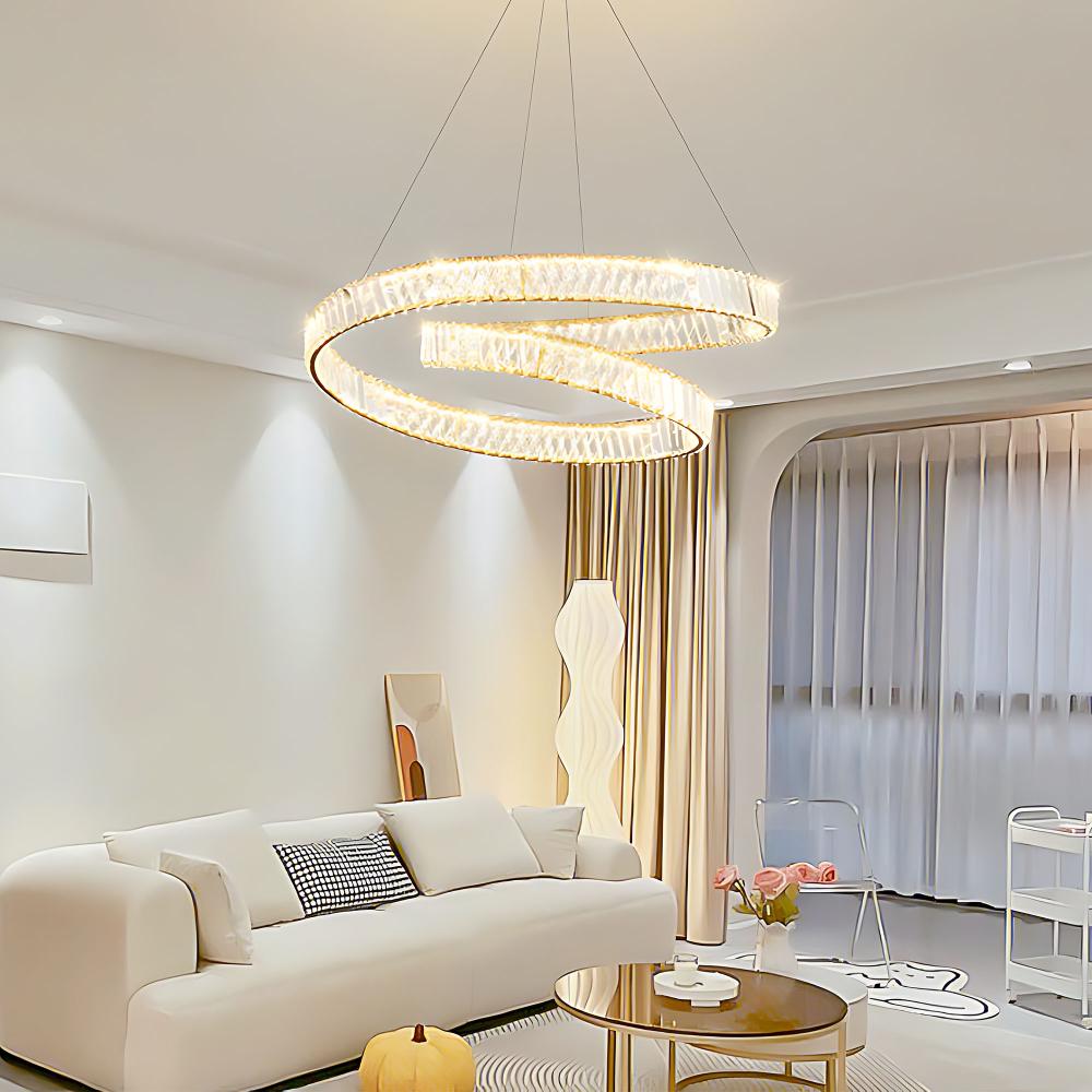 HÄNGANDE LED-TAKLAMPA APP1767-CP GULD