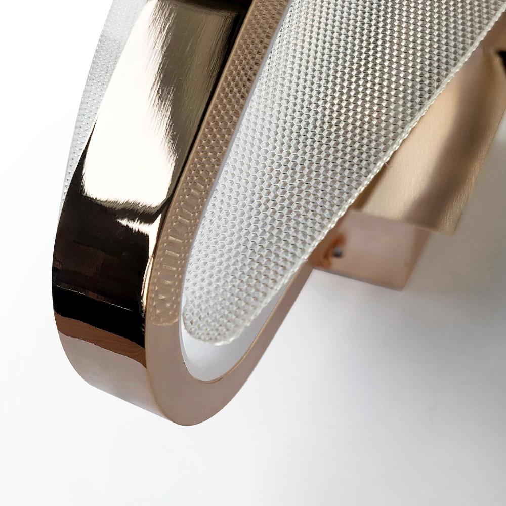 LED-vägglampa G125-W Roséguld