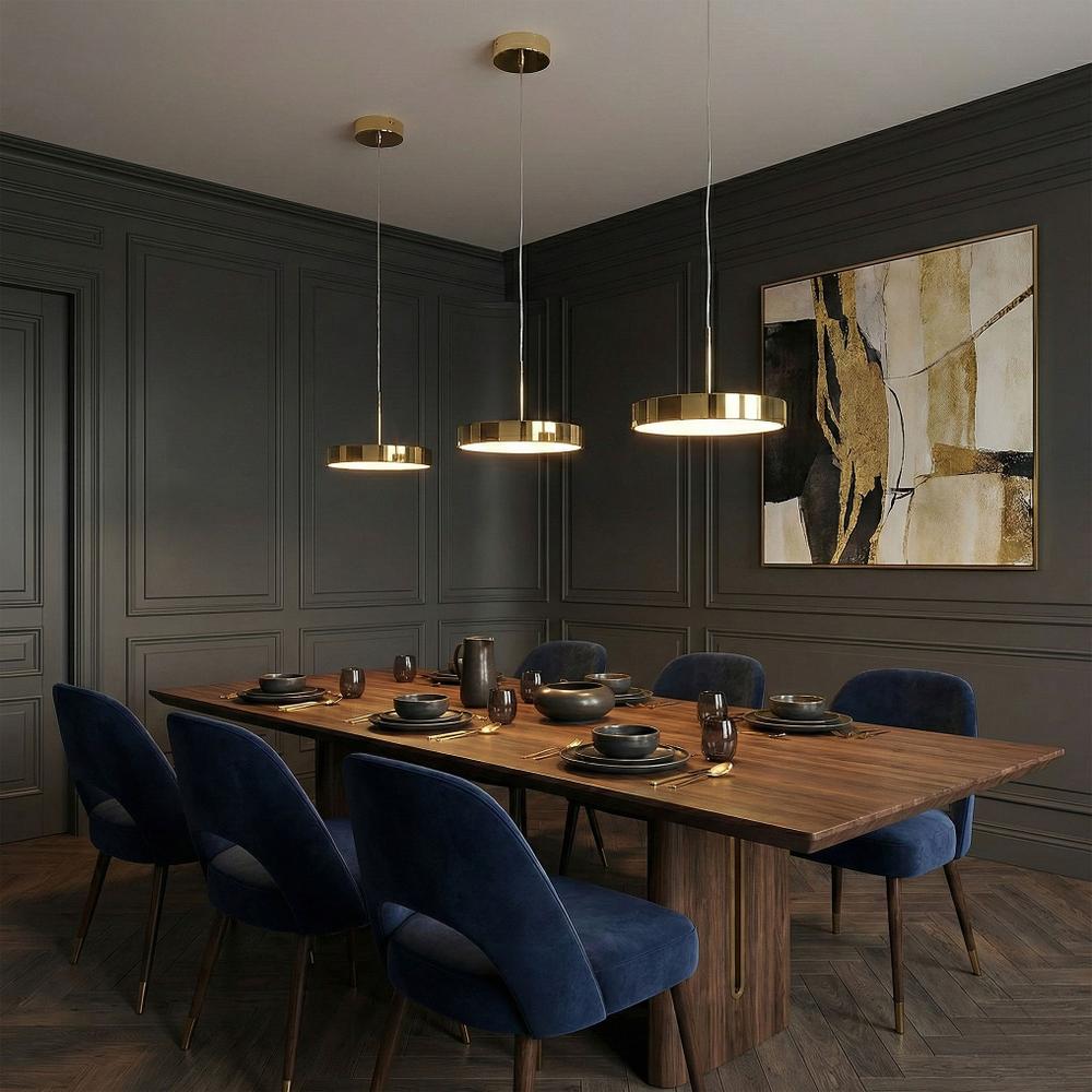 TAKPLAFOND HÄNGLANDE LED APP1686-1CP 30 CM GULD