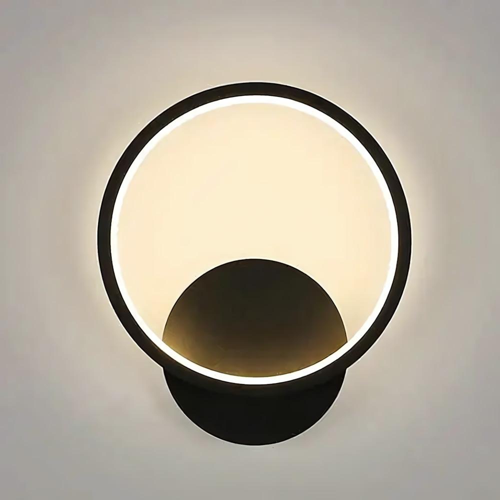 VÄGGLAMPA LED LHJ081-W Svart