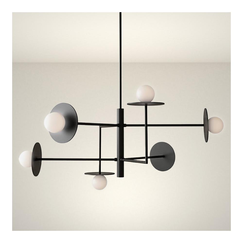 Hängande lampa APP1668-6CP Black