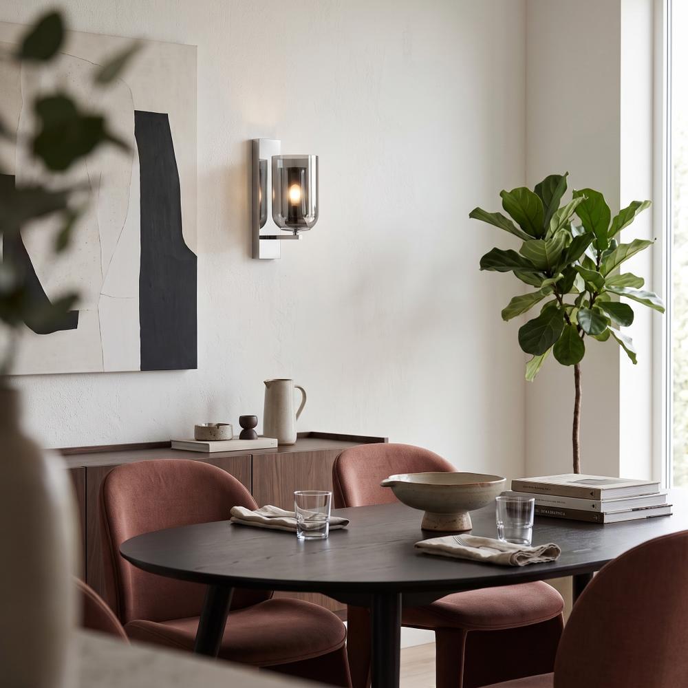 VÄGGLAMPA VÄGGLJUS APP1206-1W Krom
