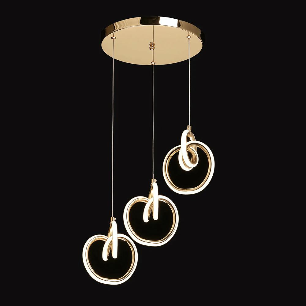 HÄNGANDE LED TAKLAMPA LHJ093-3CP GULD
